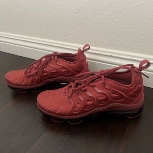 Nike Red Air VaporMax Plus Sneakers